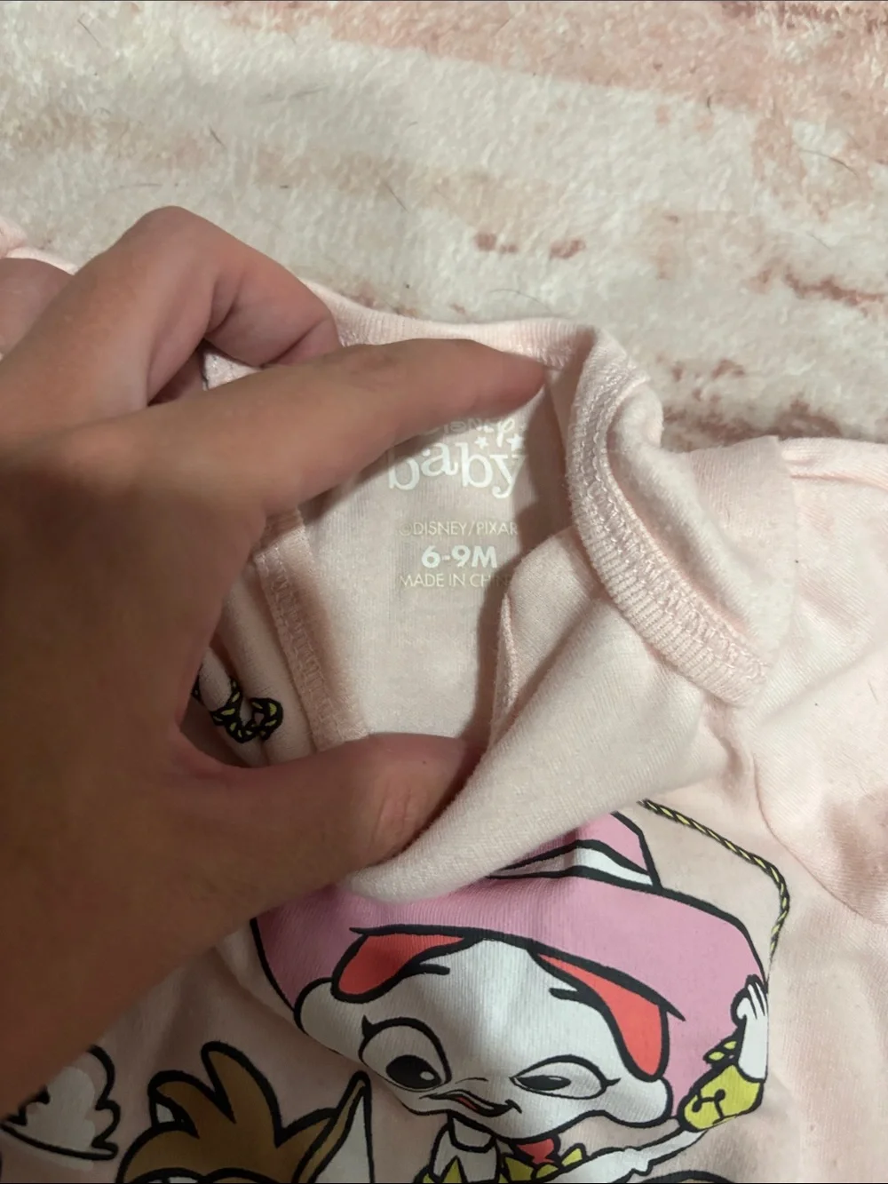 Disney Pink Jessie 'Howdy' Bodysuit with Blue Jessie Print Leggings